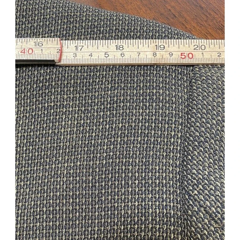 VTG Cavelli 100% Wool Mens Blazer Sport Coat 44L Navy Gold Button Preppy Classic